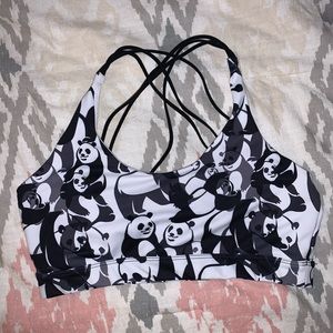 Feed me or fight me sports bra